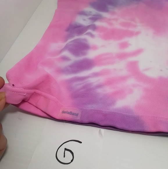 Maternity Belly Band Hand Tie-dye Pink & Purple NWOT - Picture 2 of 10